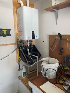 A tankless water heater