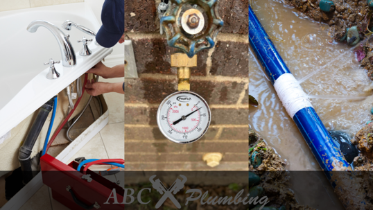 collage of water lines